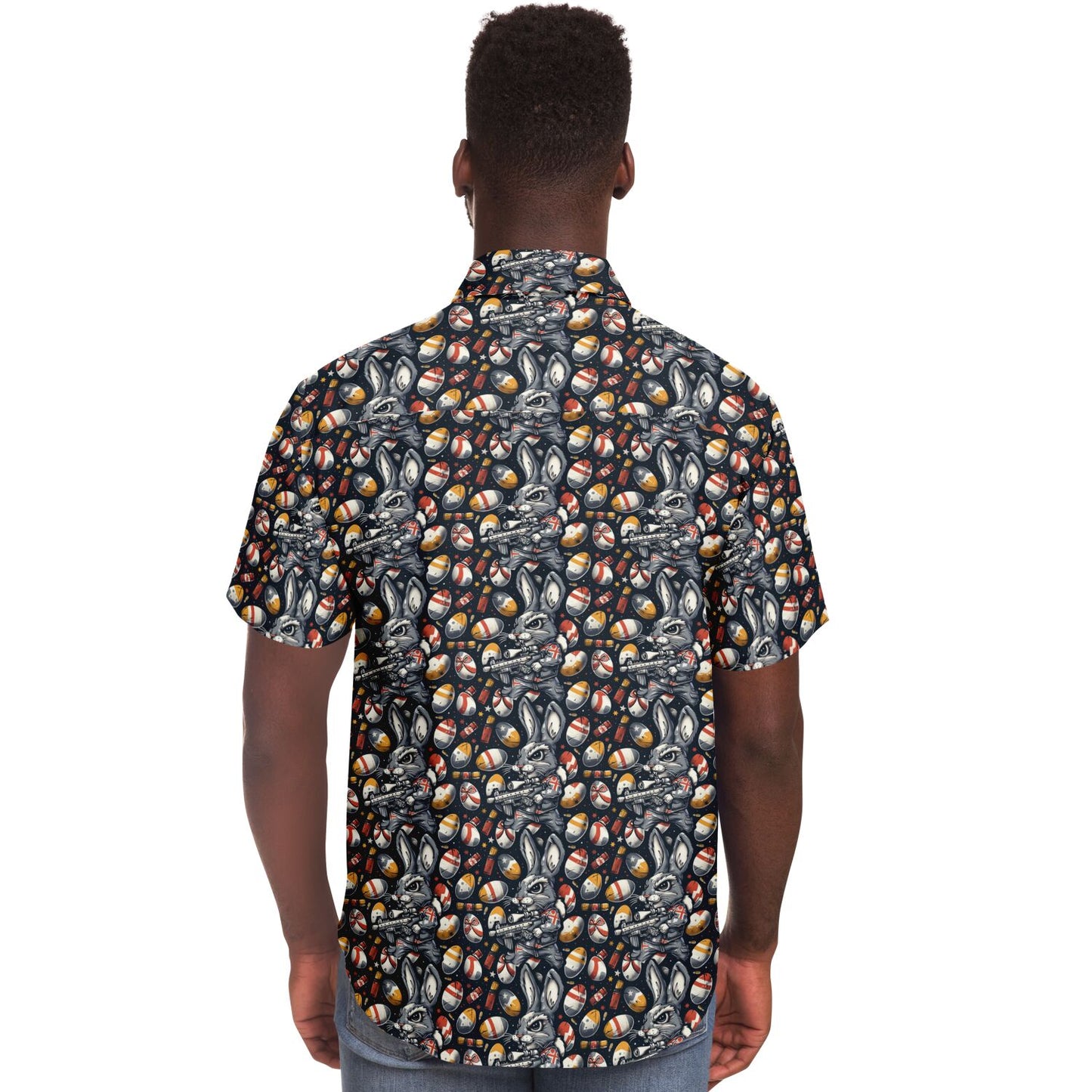 Urban Hopper: Graffiti Bunny & Gun Easter Edition Men's Shirt