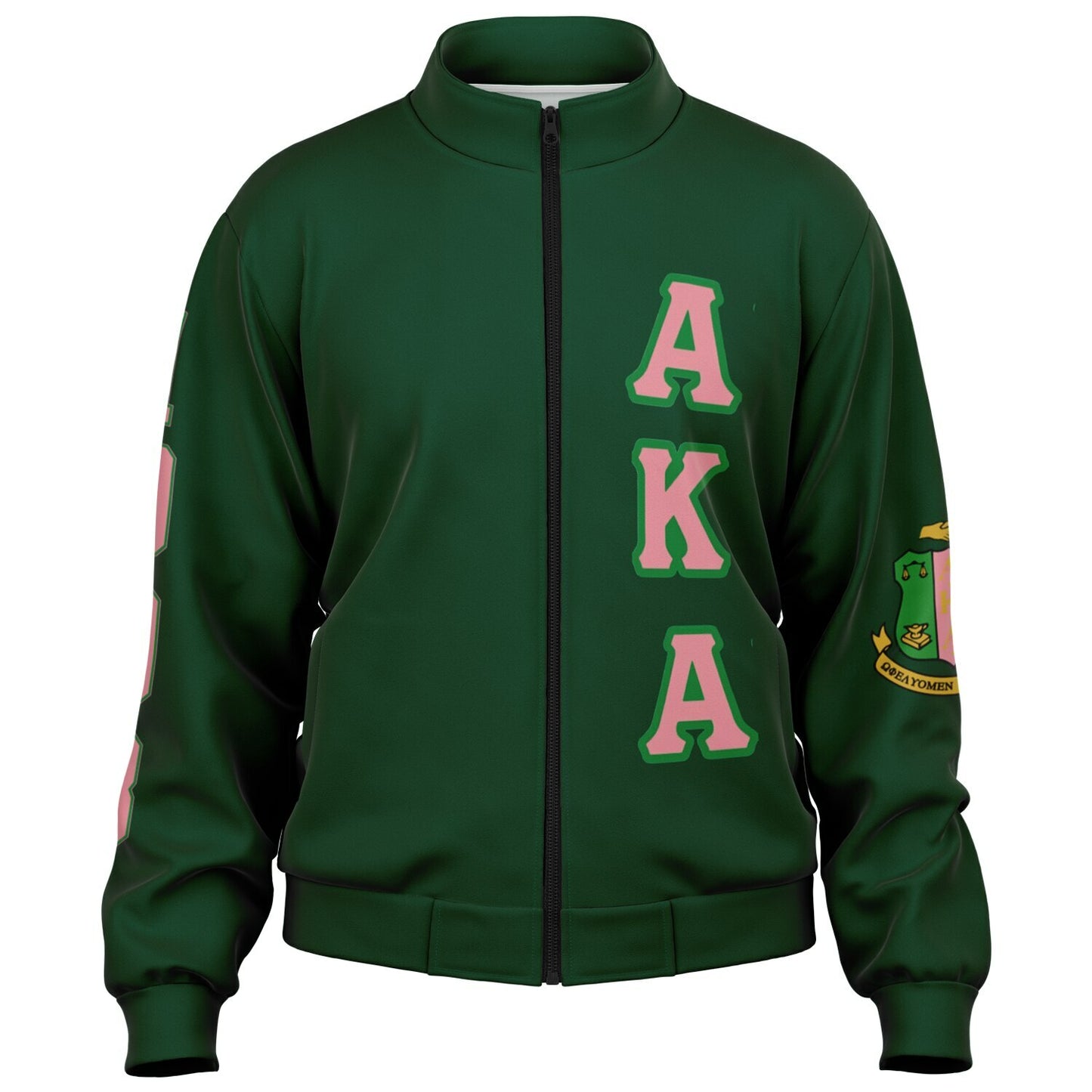 AKA Women's Kamala Harris For President 2024 Track Jacket, AKA Crest, Alpha Kappa Alpha Sorority Apparel