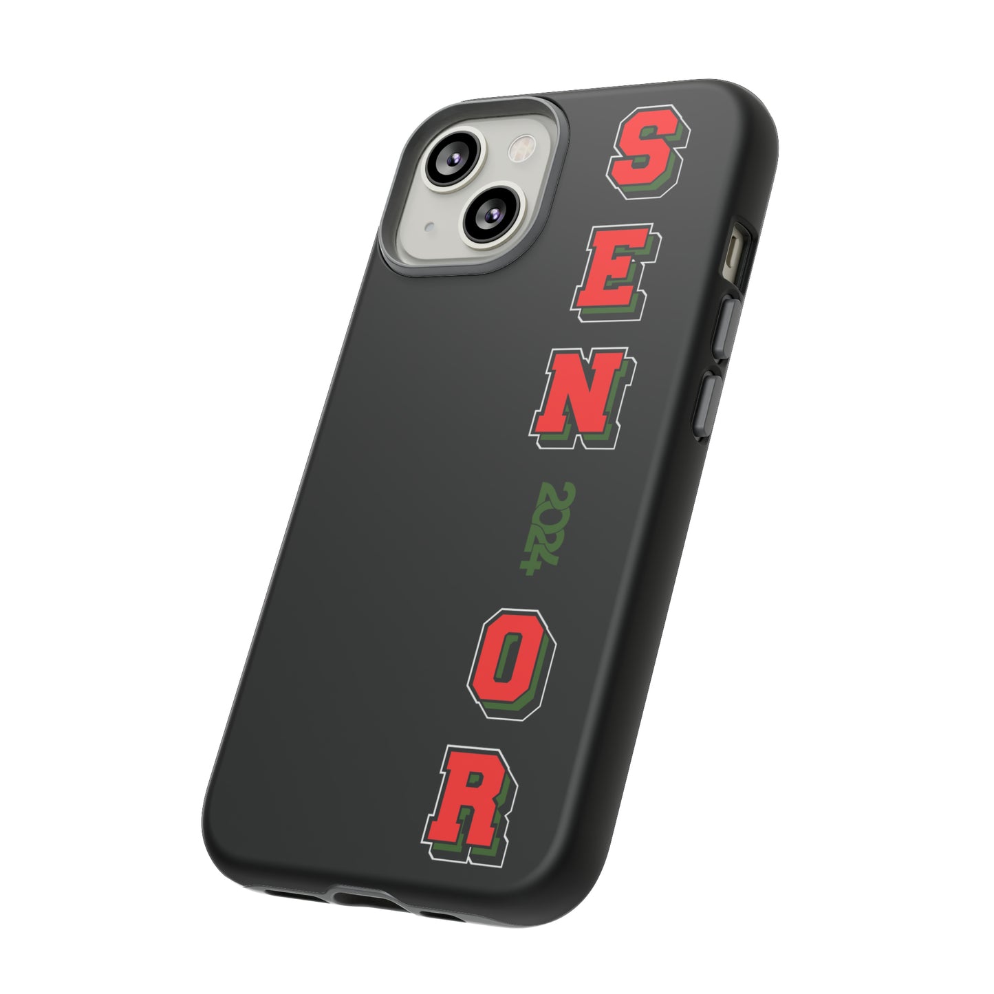 Red Black and Green Pan African Senior Class of 2024 Iconic Double-Layer Phone Case