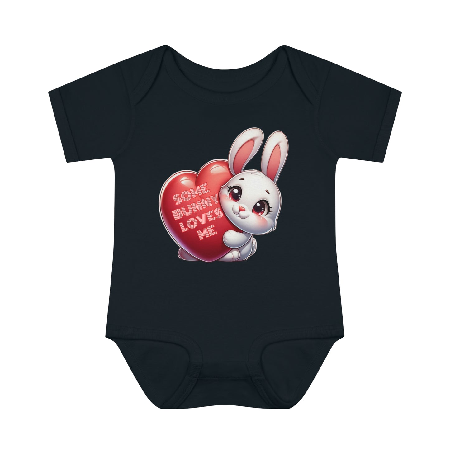 Some Bunny Loves Me Easter Bunny Infant Bodysuit, Funny Easter Themed Baby Onesie