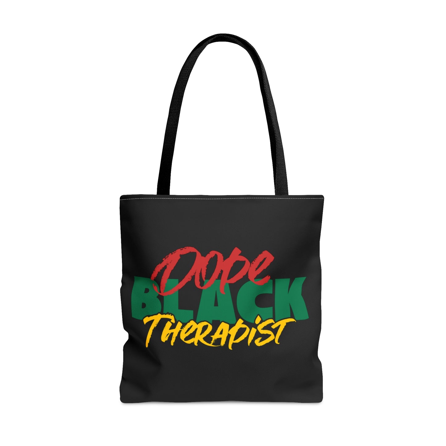 Black Medical Therapist Tote Bag, Mental Health Professionals Gift