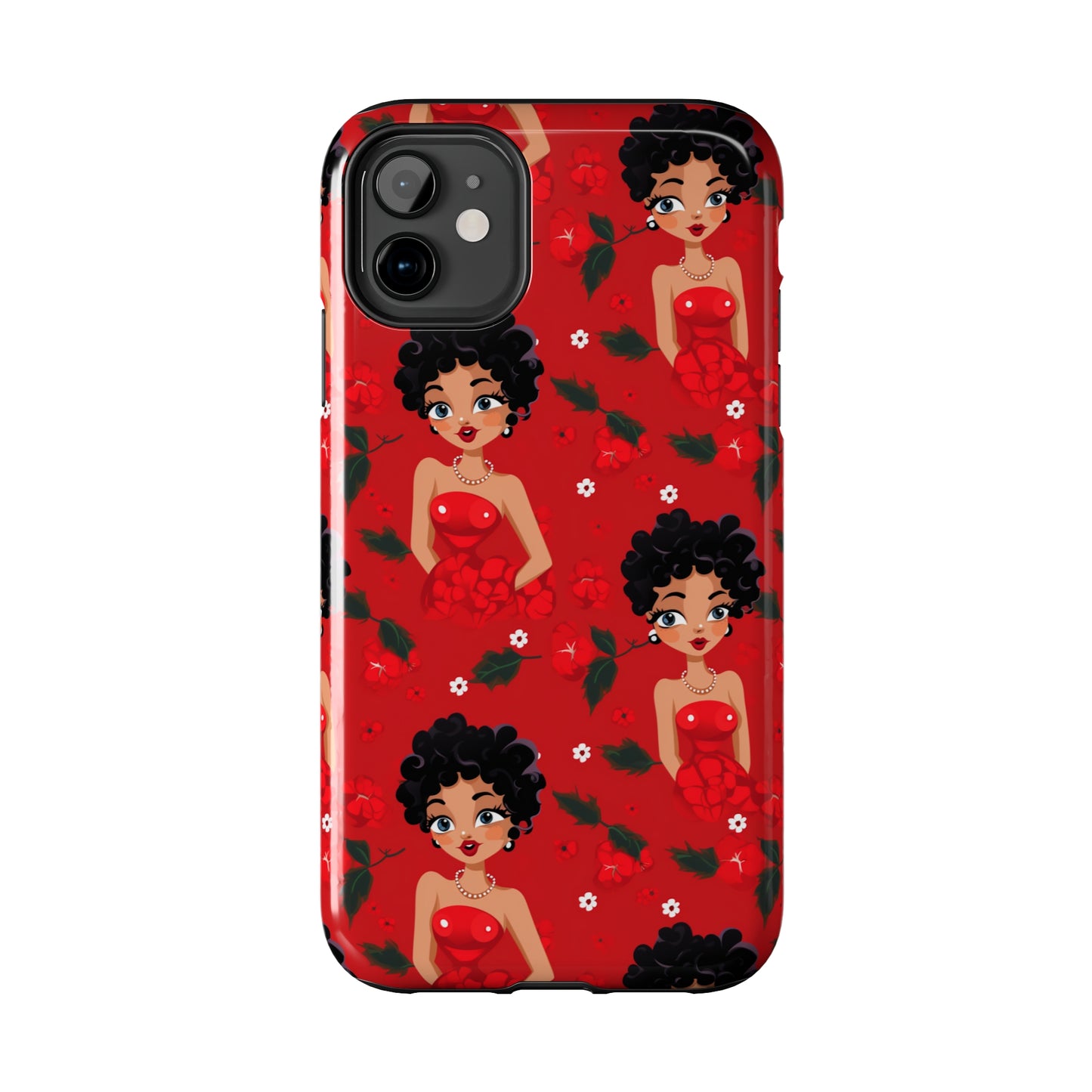 Black Betty Tough iPhone Case, African American Betty Boop iPhone Case