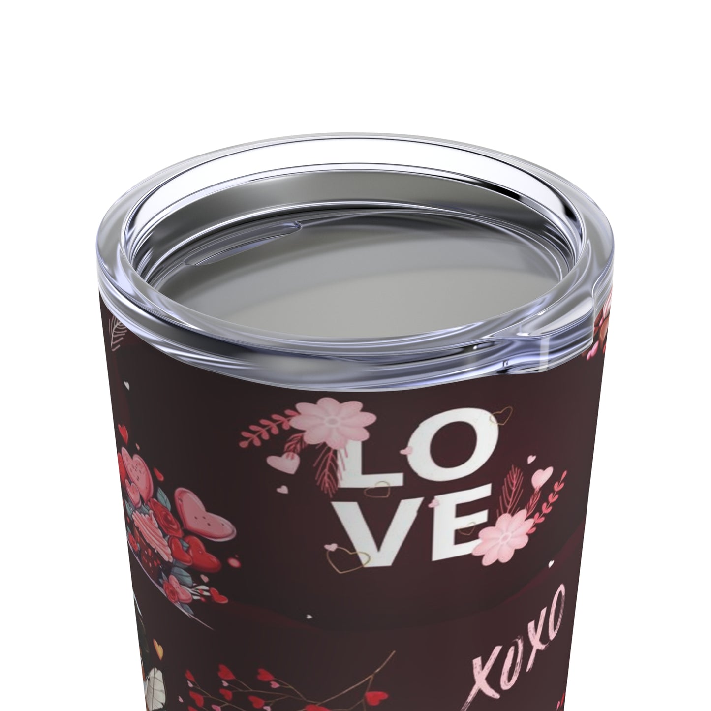 Cupid Themed Valentine's Day 20 oz Tumbler, Love Themed Reusable Cup