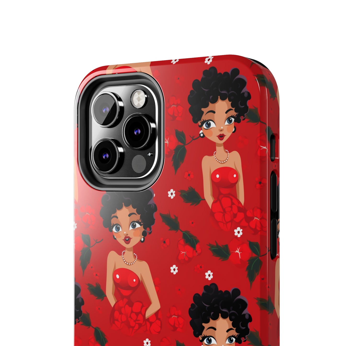 Black Betty Tough iPhone Case, African American Betty Boop iPhone Case