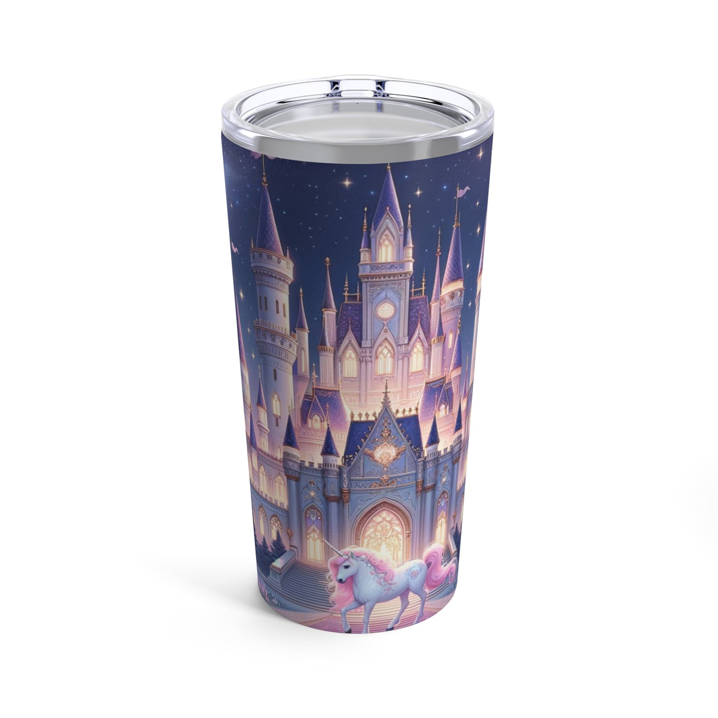 Magical Princess Castle 20oz Tumbler, Unicorn Fantasy Cup, Enchanted Castle Drinkware