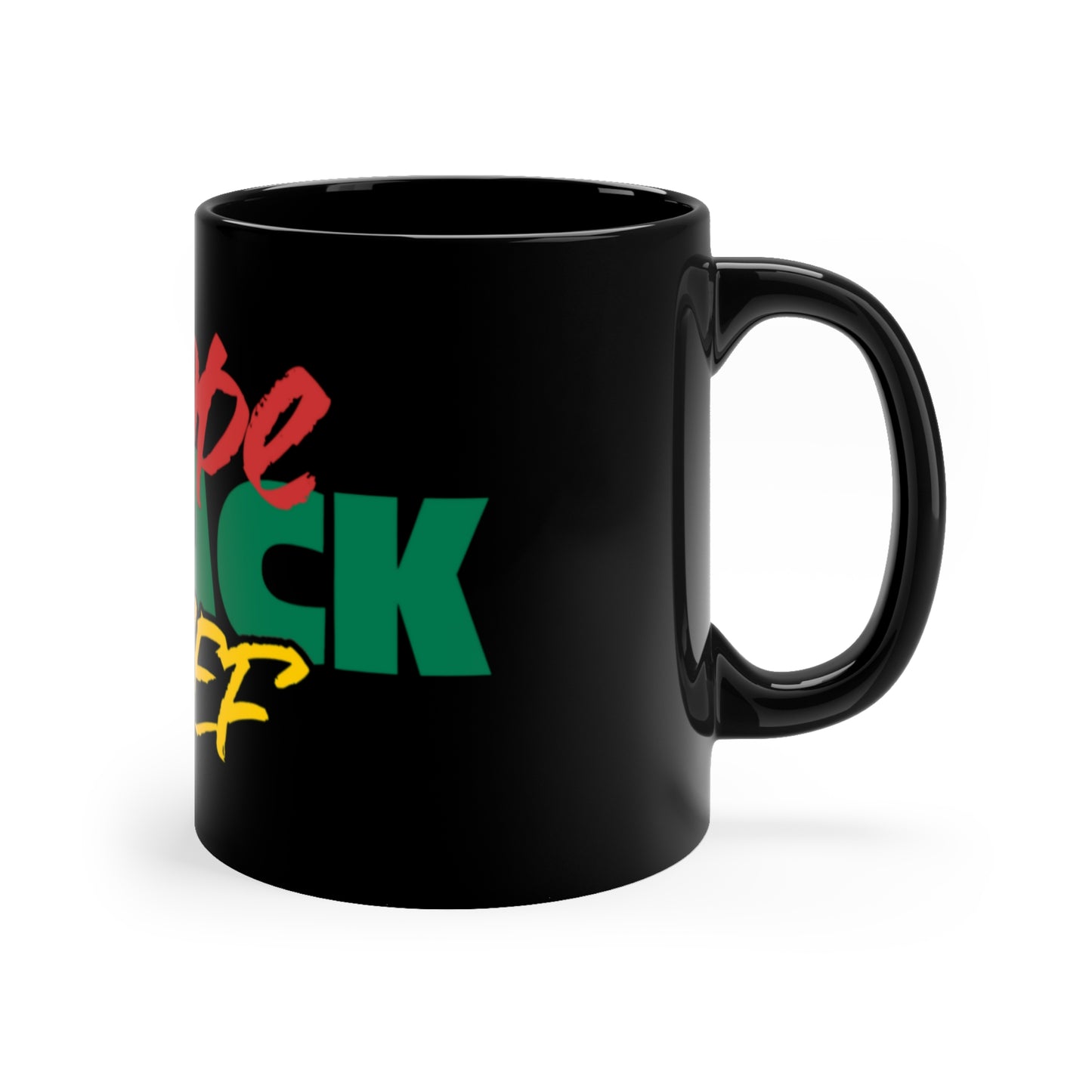 Dope Black Cook Black Ceramic 11Oz Coffee or Tea Mug, Black Foodie Coffee Cup, Chef Pride Cup