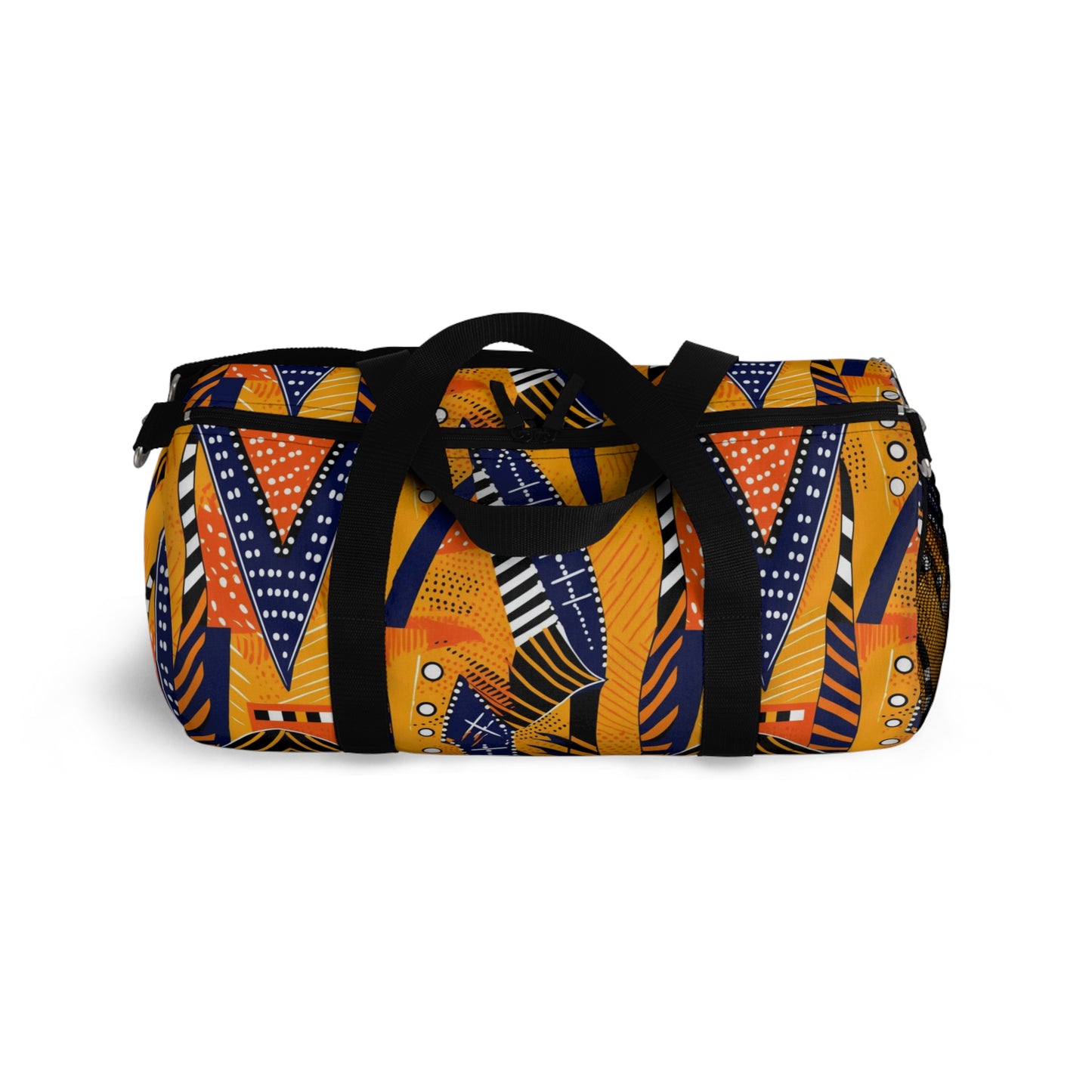 African Kente Inspired Print Duffel Bag ,Ethnic Print Travel Bag