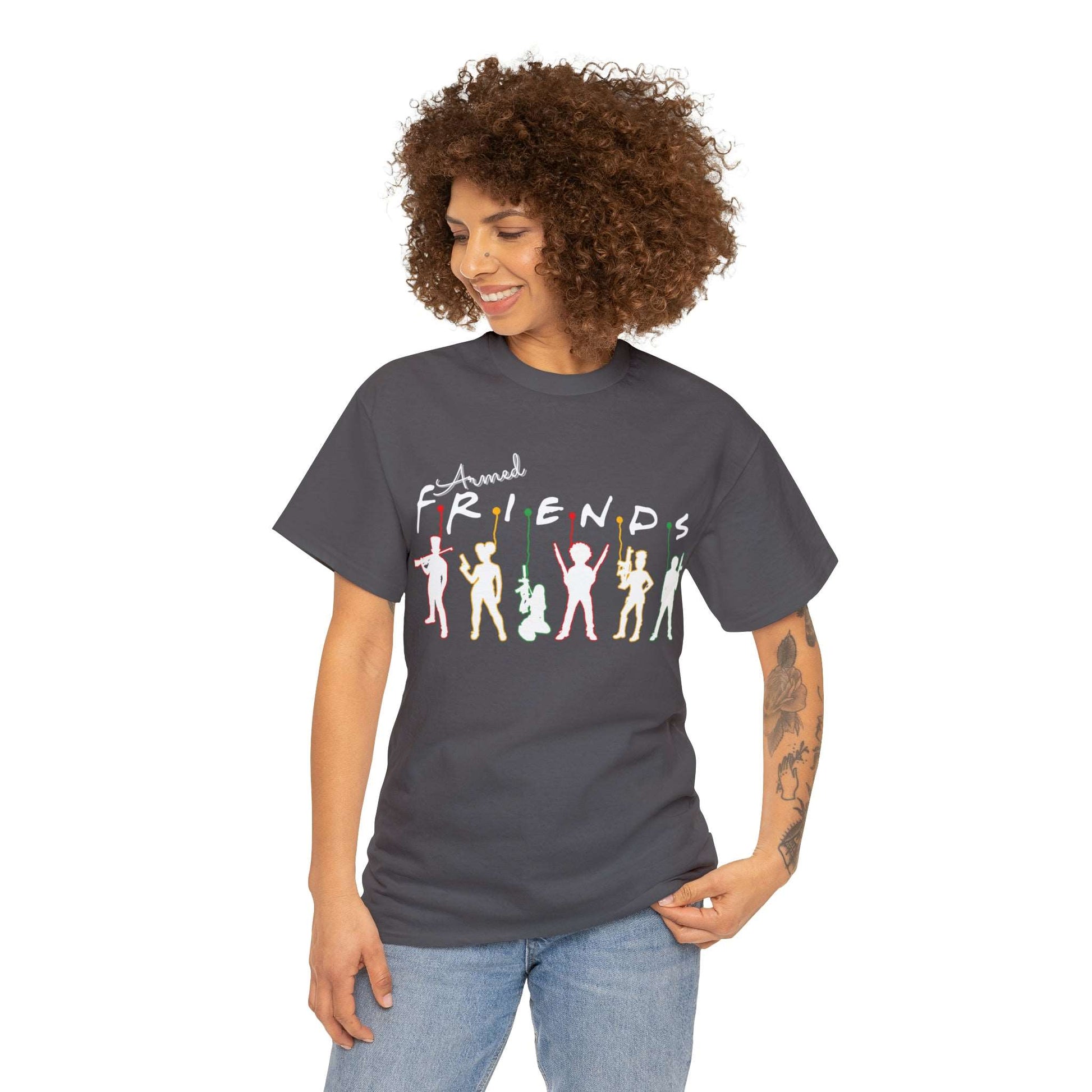 Armed Friends Unisex Cotton T-Shirt, 2nd Amendment Friends Who Shoot Together T-Shit