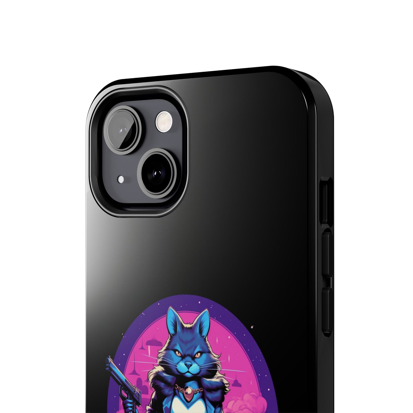 Foxy & Armed Tactical Lady Fox iPhone Case, Impact Resistant Pew Pew Lover's Phone Case