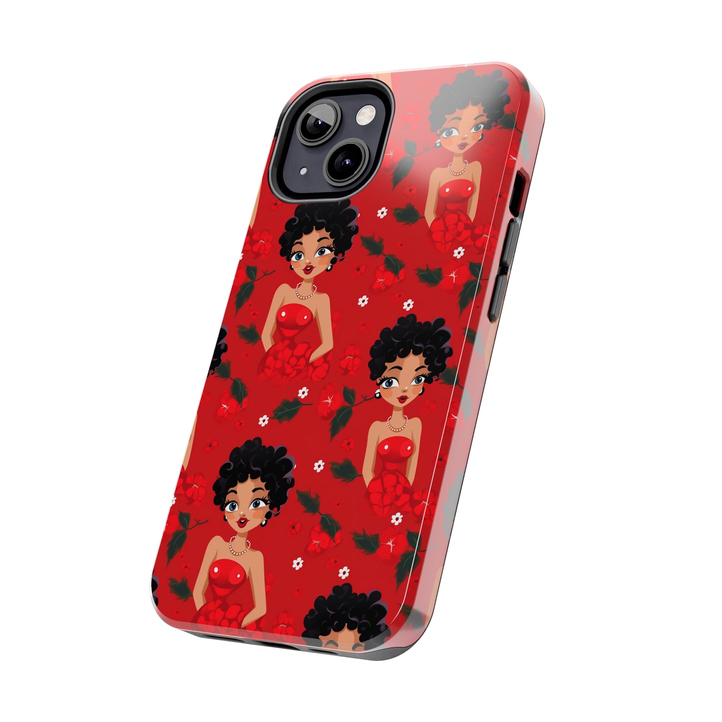 Black Betty Tough iPhone Case, African American Betty Boop iPhone Case