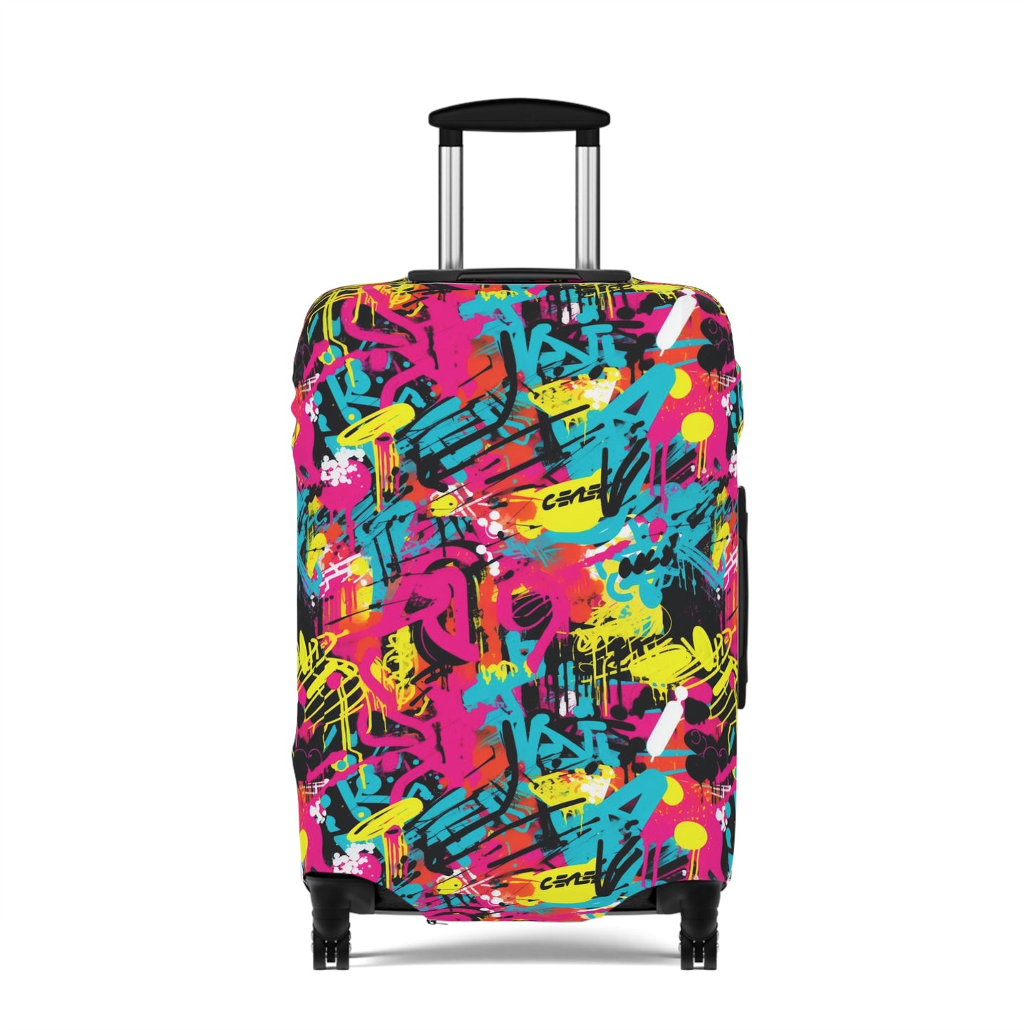 Urban Graffiti Pop ArtLuggage Cover, Street Art Suitcase Luggage Protector For Kids