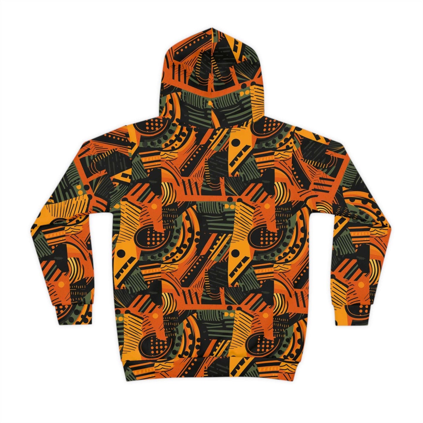 African Ankara Print Children's Hoodie, Cultural Clothing Sweater For Children