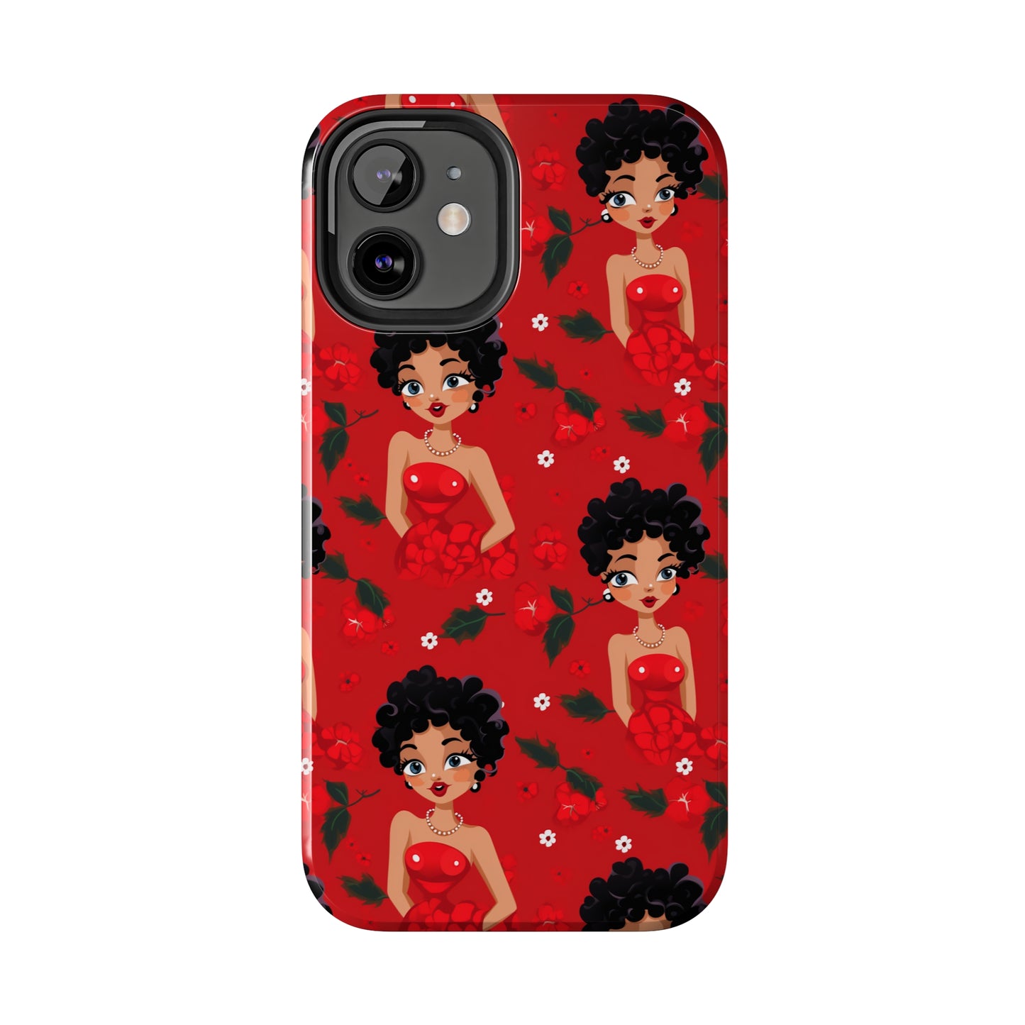 Black Betty Tough iPhone Case, African American Betty Boop iPhone Case