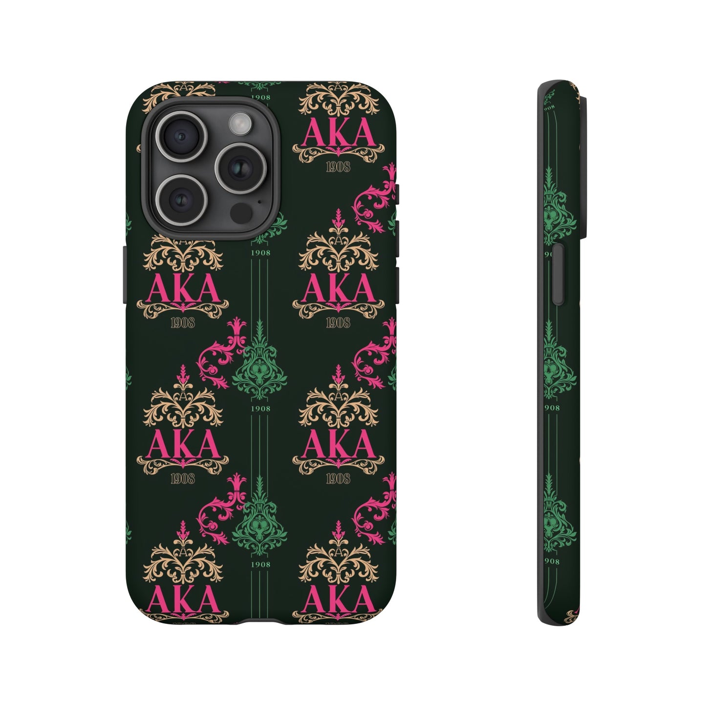 Alpha Kappa Alpha Tough iPhone Case, Dual-Layer Protection