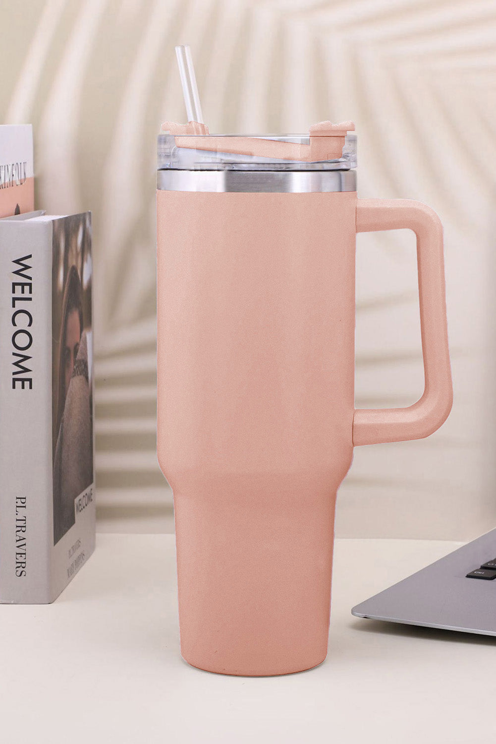 Pink  Stainless Steel Double Insulated 40oz Cup - Durable, Easy-to-Clean & Ergonomic Design