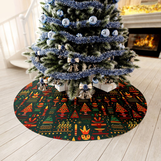 Kwanzaa-inspired Christmas Pillow Cover, Festive Holiday Decor with Nguzo Saba Principles