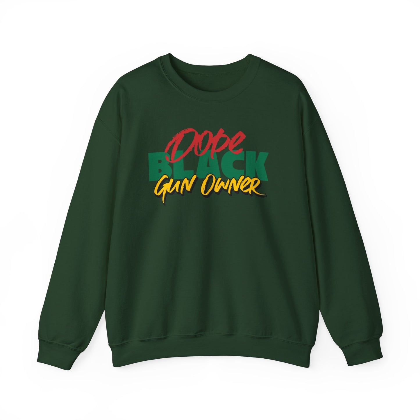 Dope Black Gun Owner Unisex Sweater, Black Self Defense Sweatshirt