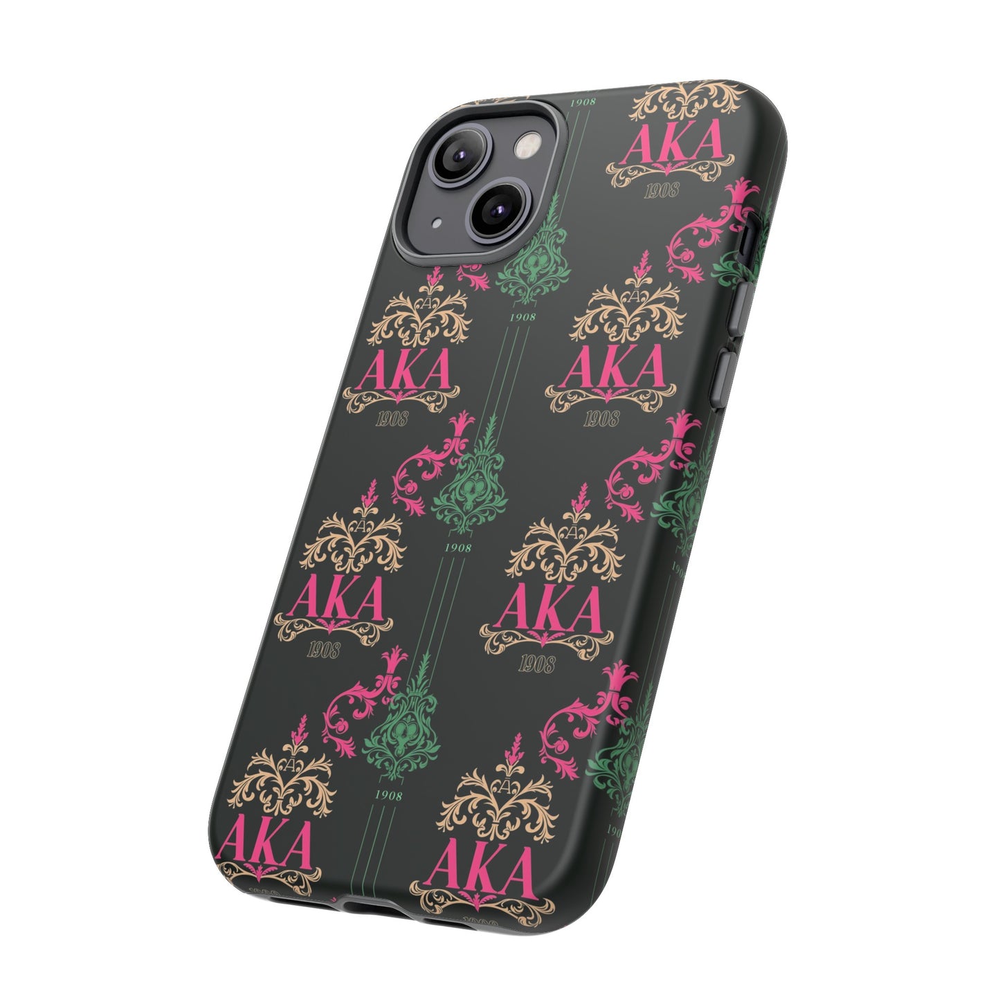 Alpha Kappa Alpha Tough iPhone Case, Dual-Layer Protection