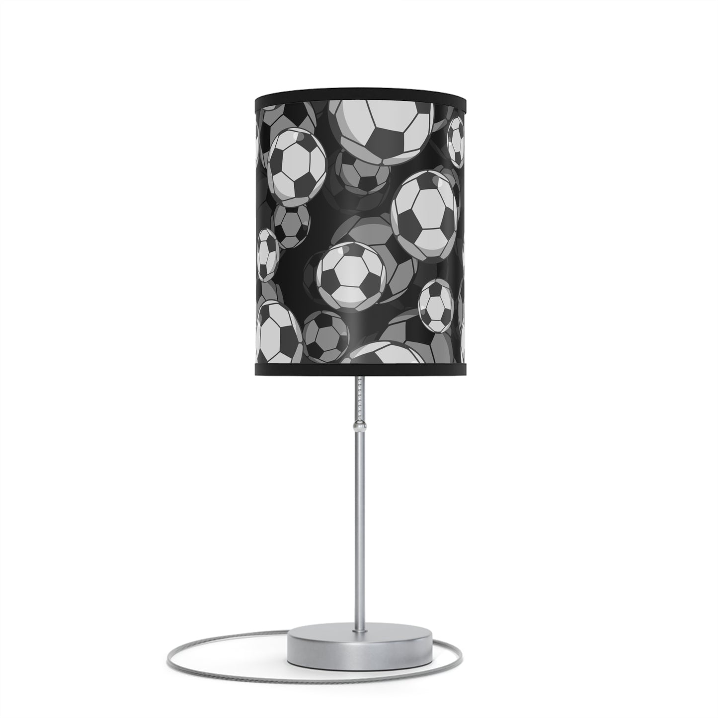 Soccer Fan Table Lamp, Soccer Player Merch, 3D Soccer Lamp Shade, Sports Player Gift - Free Shipping