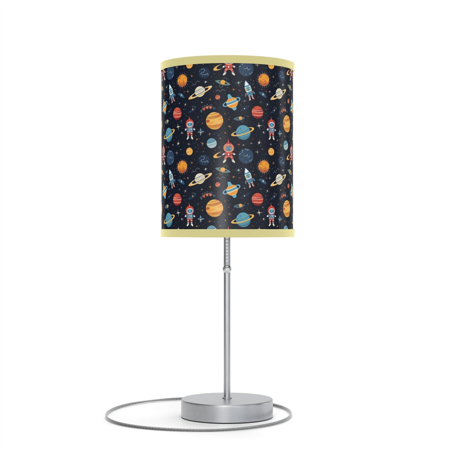 Galactic Explorer Space-Themed Table Lamp for Children's Bedrooms