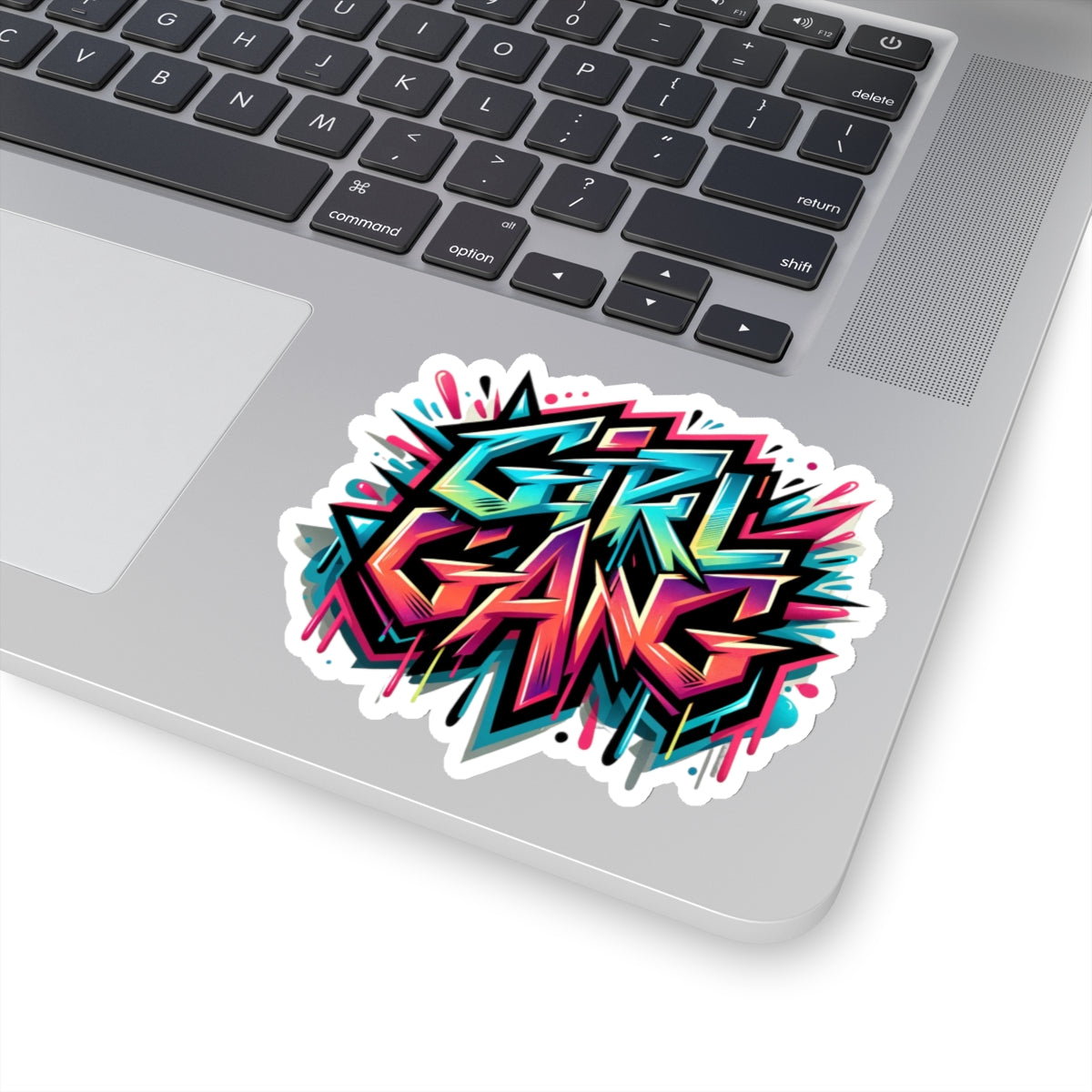 Girl Gang Graffiti Style Sticker, Graffiti Female Empowerment Sticker