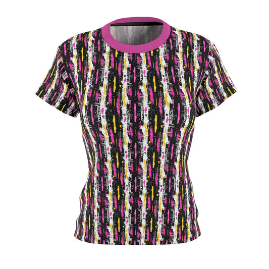 "Urban Rhapsody" Abstract All-Over Print T-Shirt - Bold & Artistic Fashion Tee