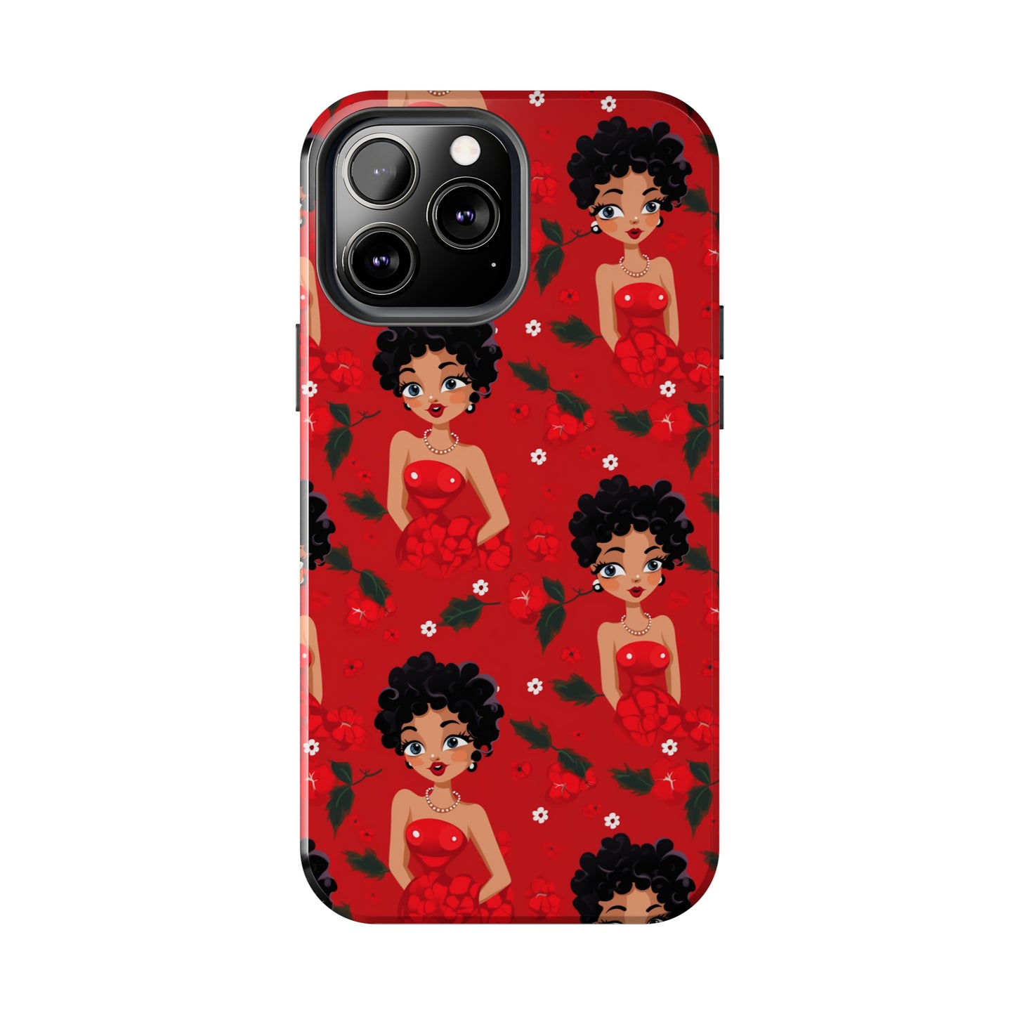 Black Betty Tough iPhone Case, African American Betty Boop iPhone Case