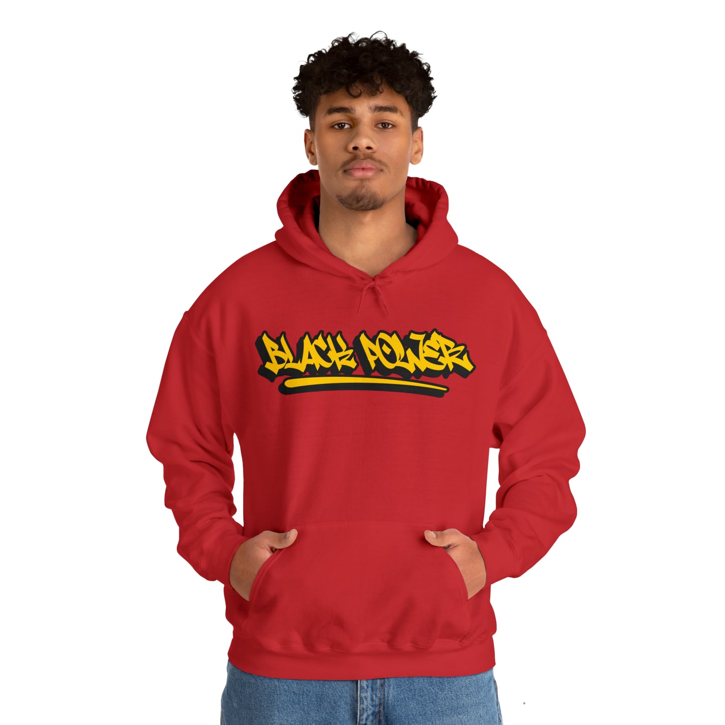 Black Power, Black Empowerment Graffiti Style Text Unisex Hoodie