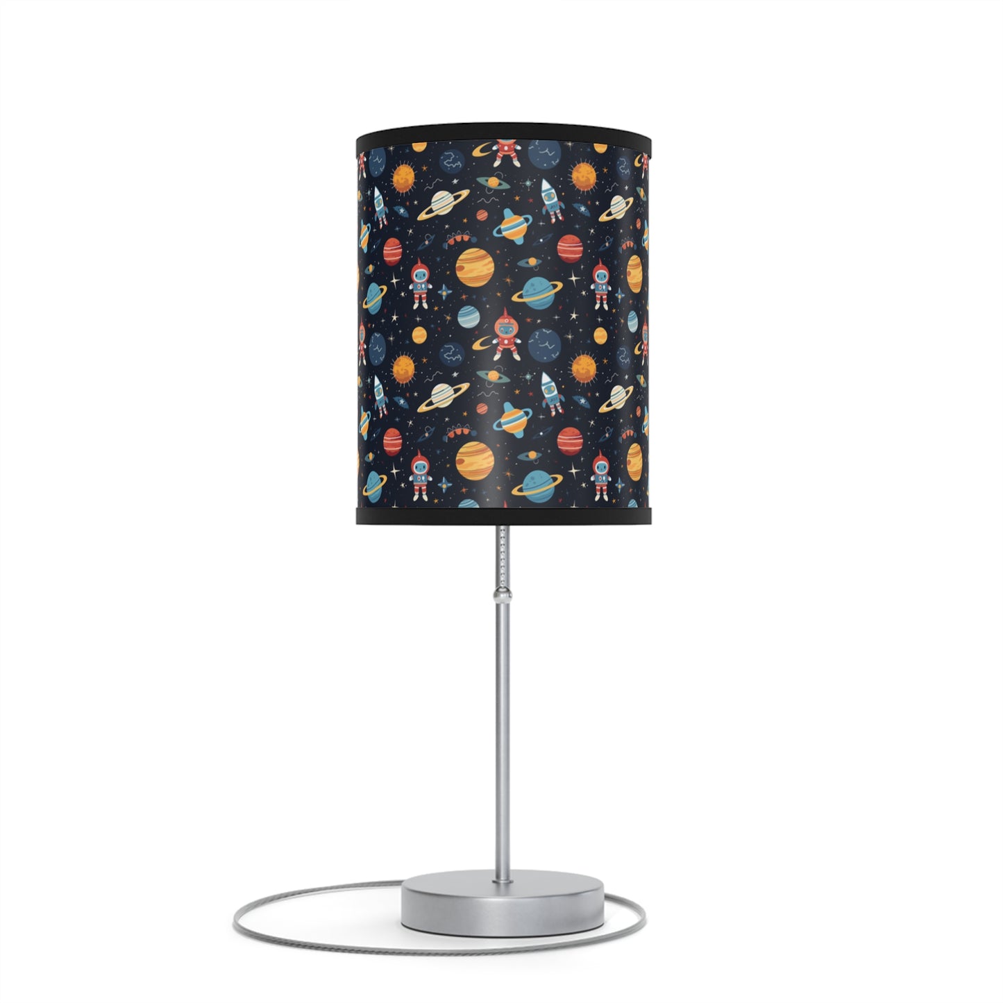 Galactic Explorer Space-Themed Table Lamp for Children's Bedrooms