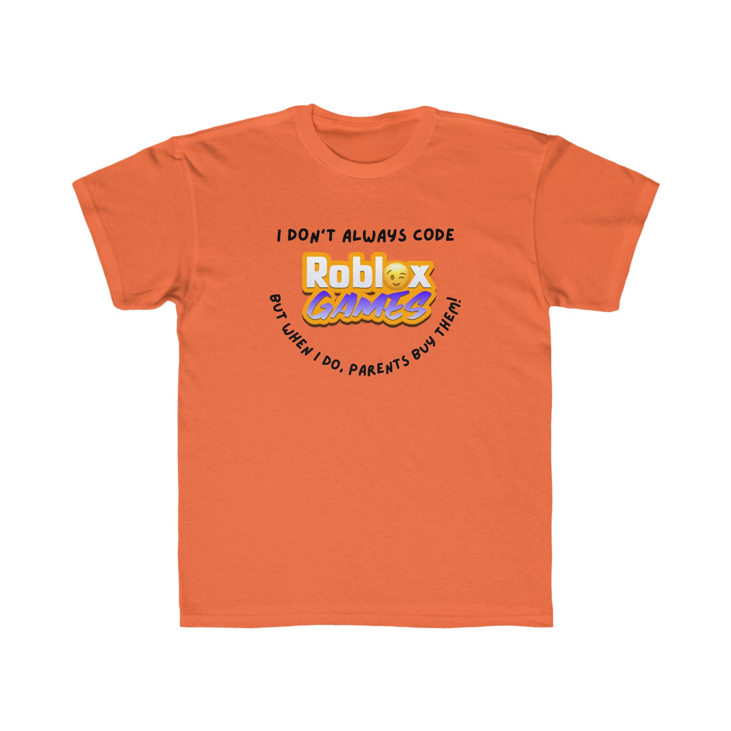 Roblox Game Coder Shirt | Sarcastic Kids' Game Developer Tee