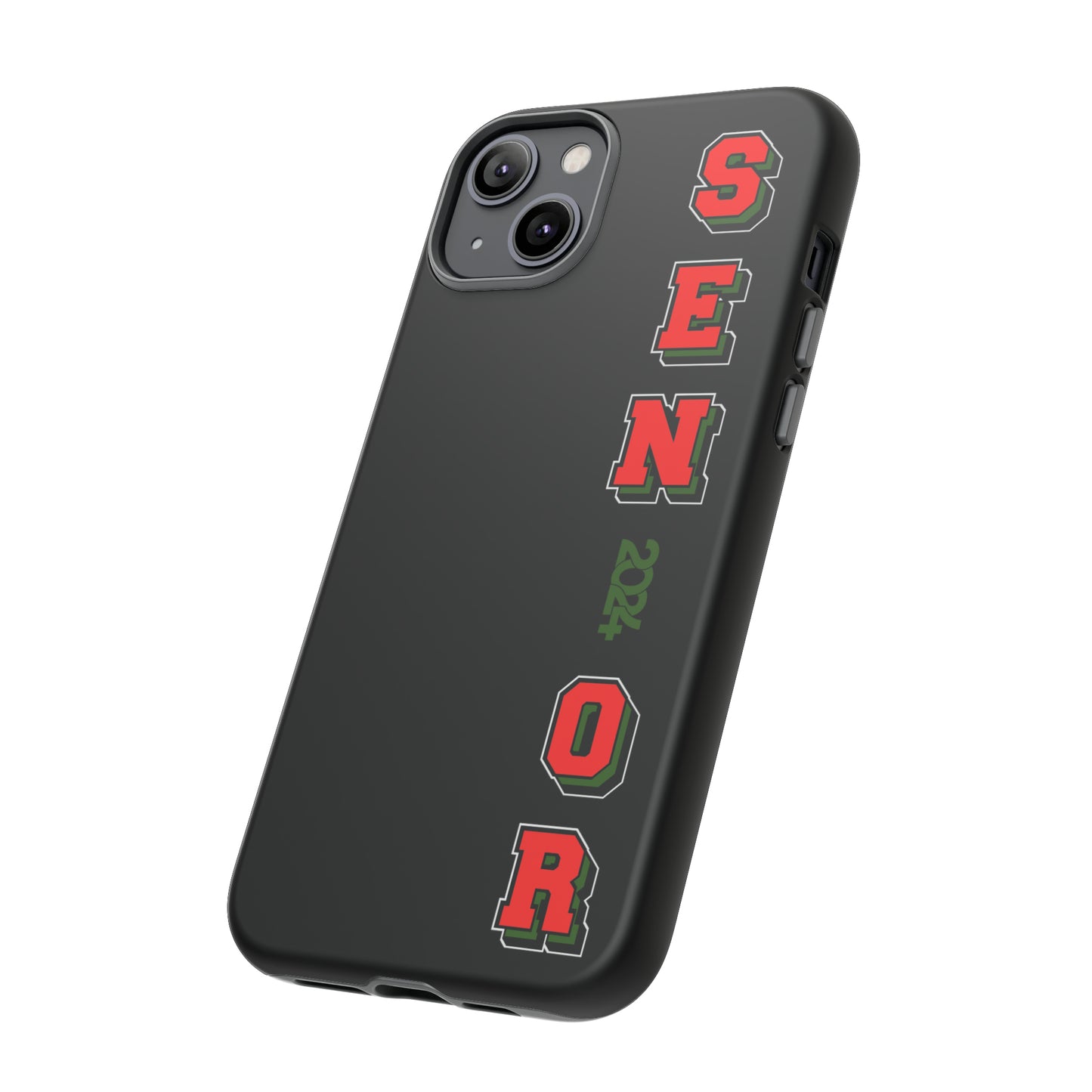 Red Black and Green Pan African Senior Class of 2024 Iconic Double-Layer Phone Case