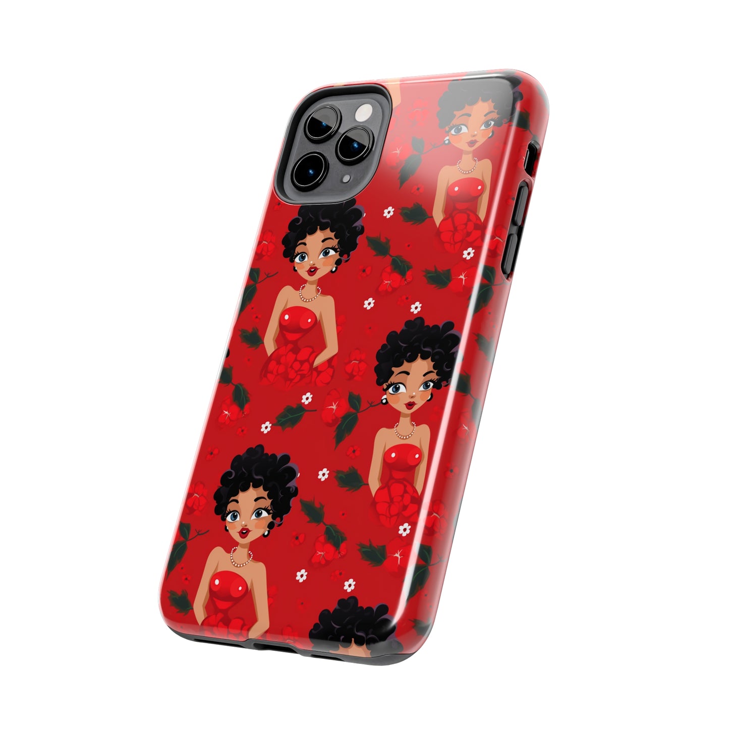 Black Betty Tough iPhone Case, African American Betty Boop iPhone Case