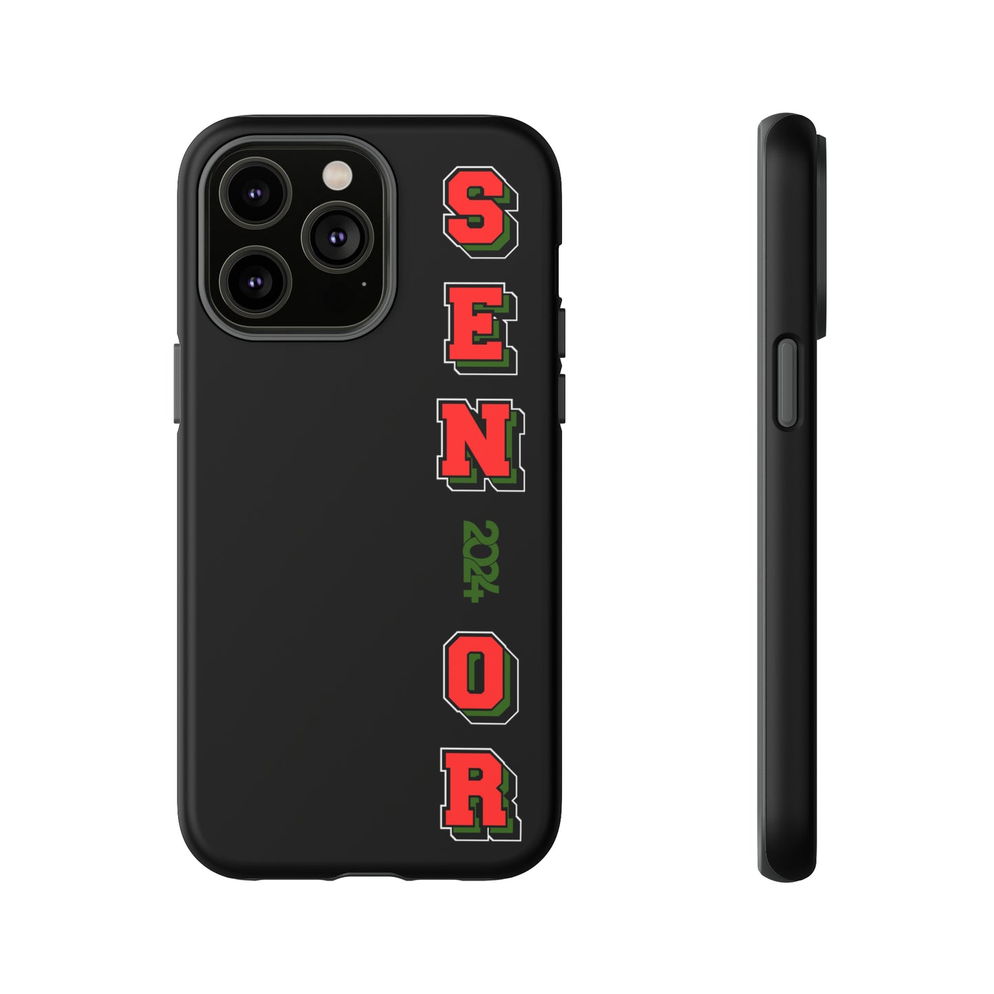 Red Black and Green Pan African Senior Class of 2024 Iconic Double-Layer Phone Case