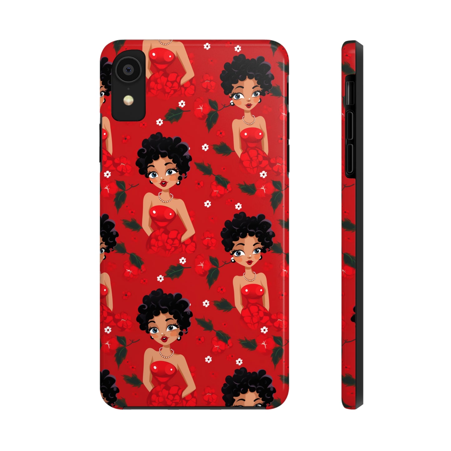 Black Betty Tough iPhone Case, African American Betty Boop iPhone Case