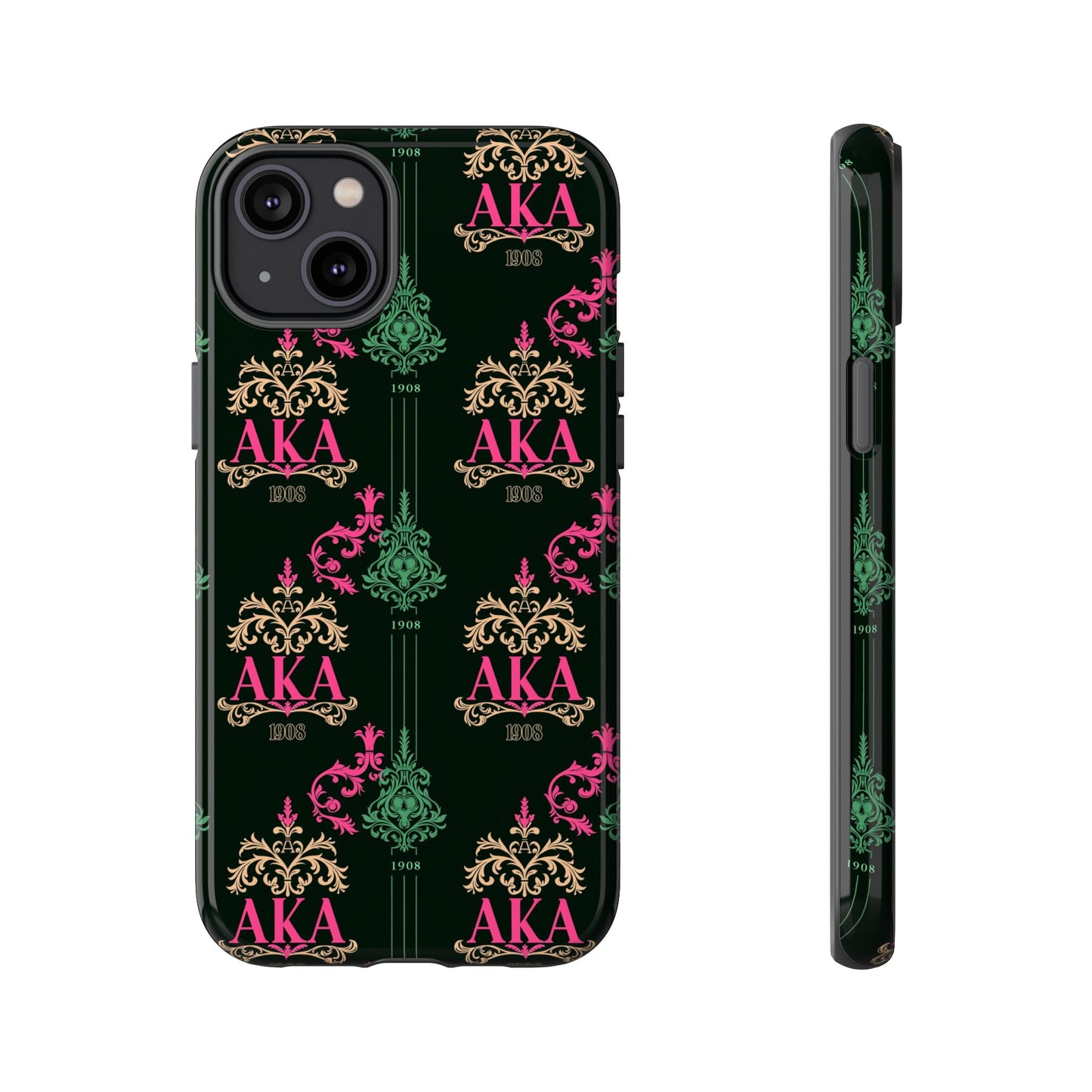 Alpha Kappa Alpha Tough iPhone Case, Dual-Layer Protection