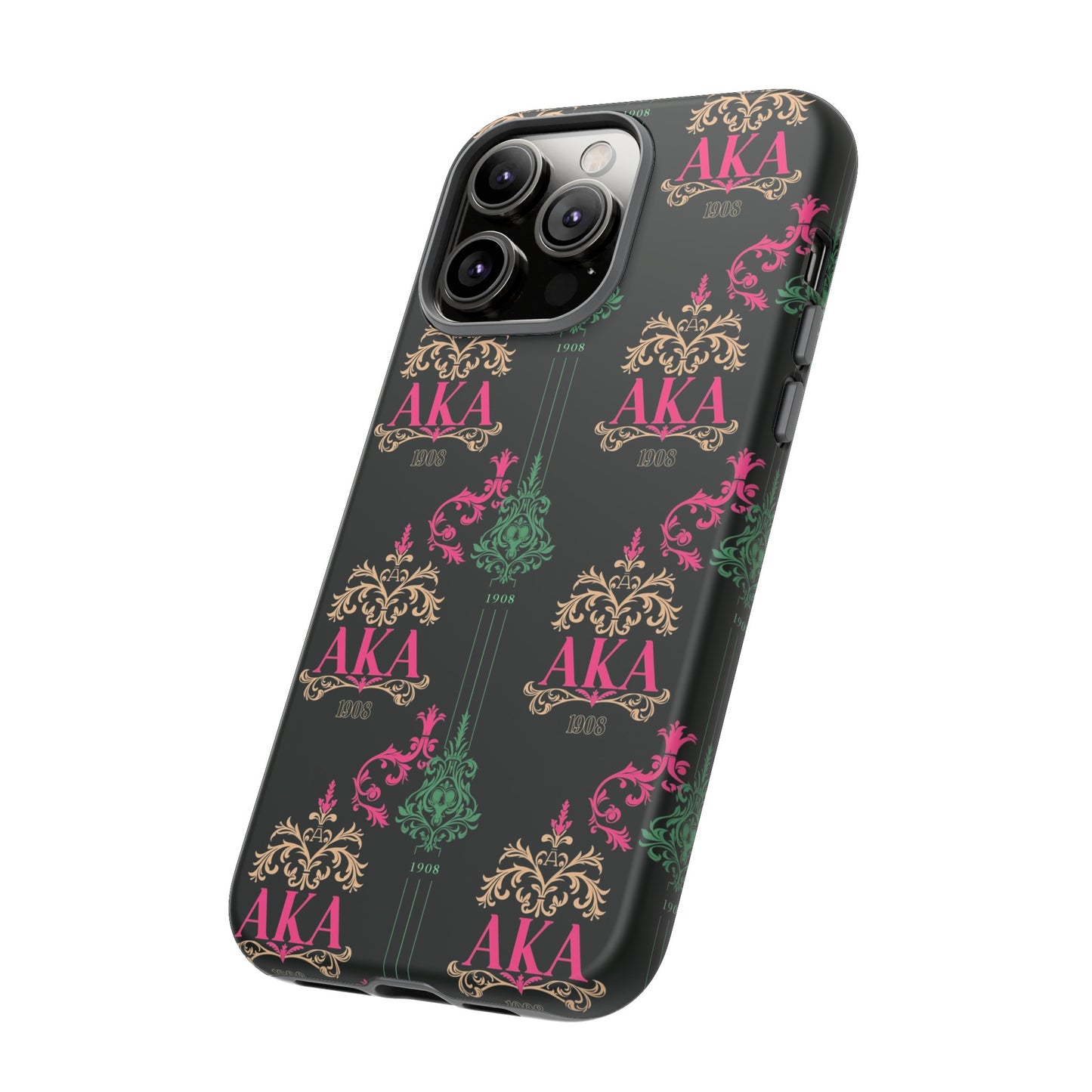 Alpha Kappa Alpha Tough iPhone Case, Dual-Layer Protection