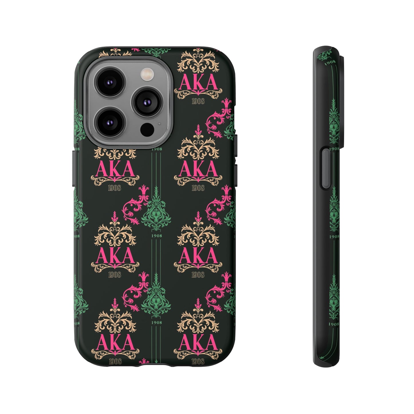 Alpha Kappa Alpha Tough iPhone Case, Dual-Layer Protection