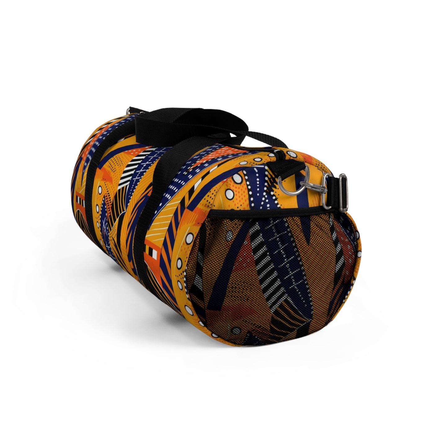 African Kente Inspired Print Duffel Bag ,Ethnic Print Travel Bag