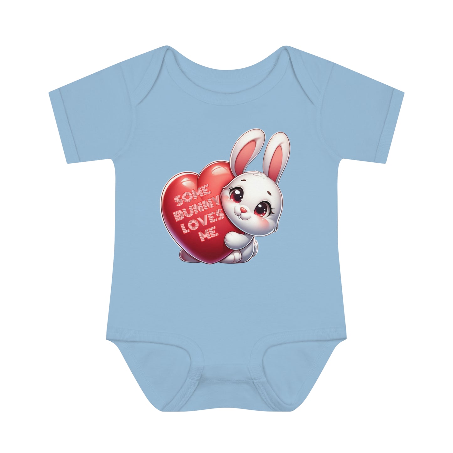 Some Bunny Loves Me Easter Bunny Infant Bodysuit, Funny Easter Themed Baby Onesie