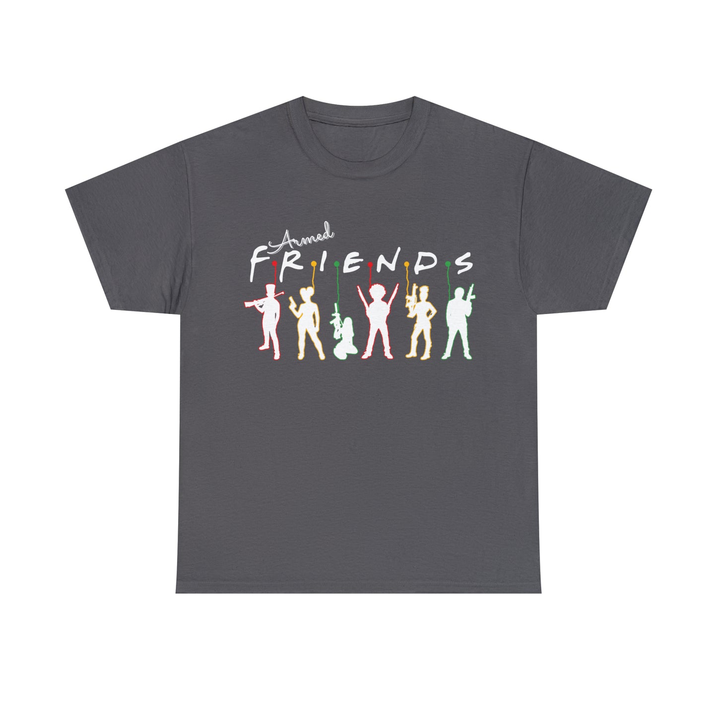 Armed Friends Unisex Cotton T-Shirt, 2nd Amendment Friends Who Shoot Together T-Shit