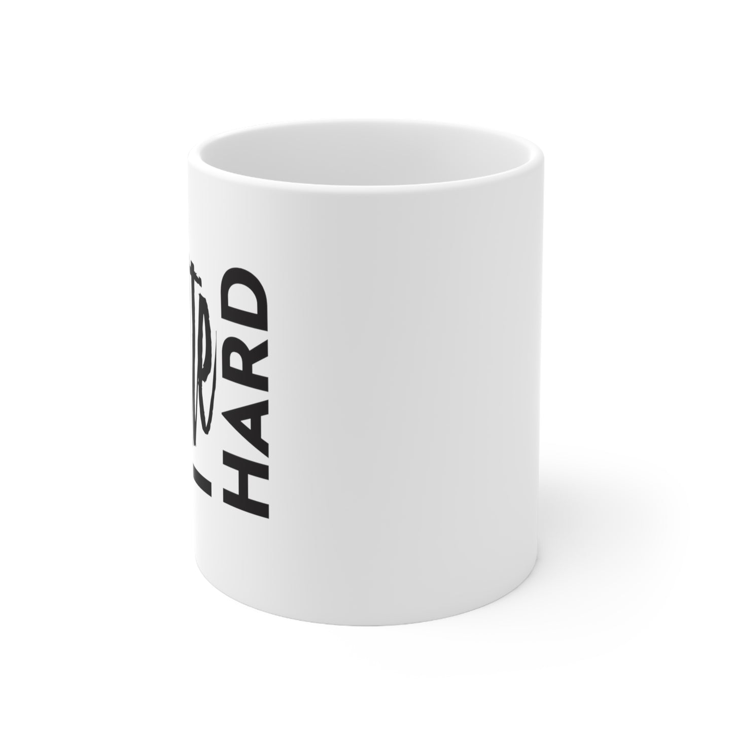 Stay Humble & Hustle Hard Streetwear Font Ceramic Coffee Mug, Motivational Coffee Cup - Free Shipping