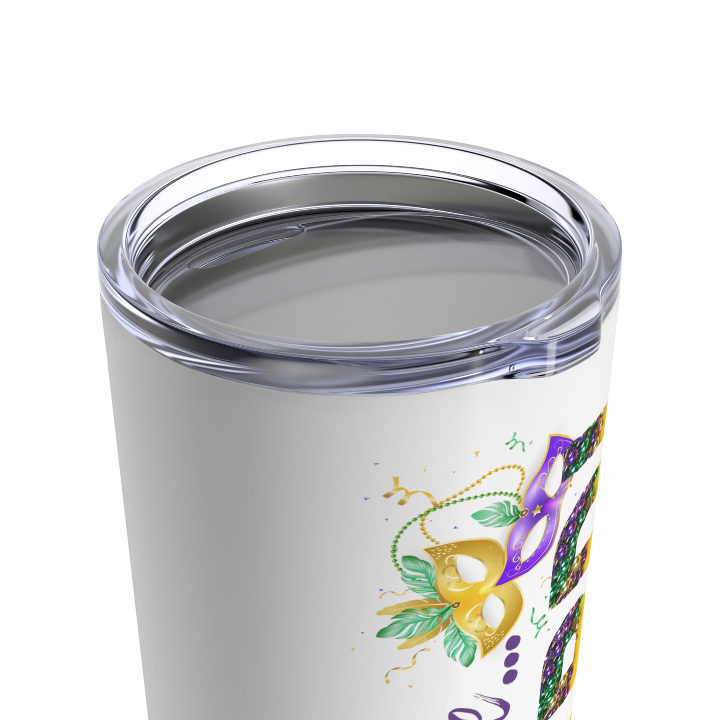 Life of the Mardi - Mardi Gras 20 oz Stainless Steel Travel Tumbler