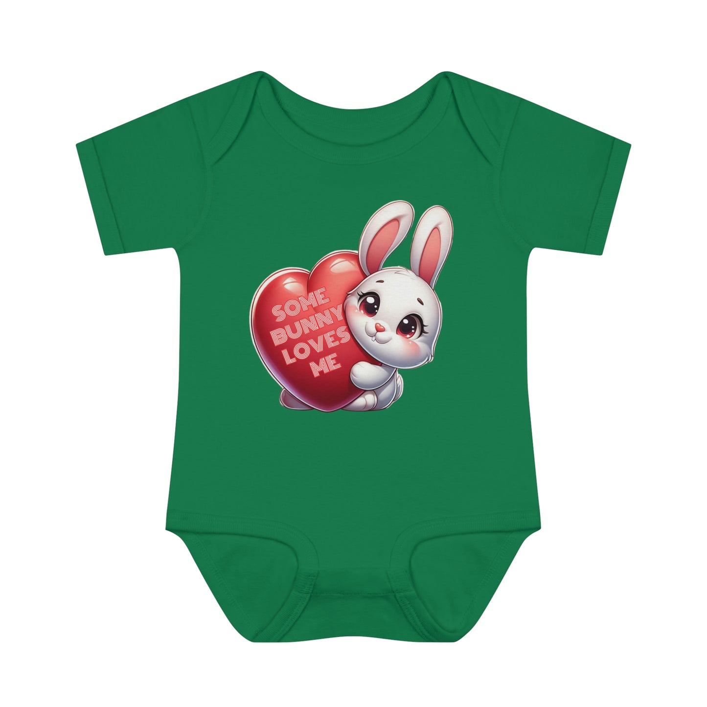 Some Bunny Loves Me Easter Bunny Infant Bodysuit, Funny Easter Themed Baby Onesie