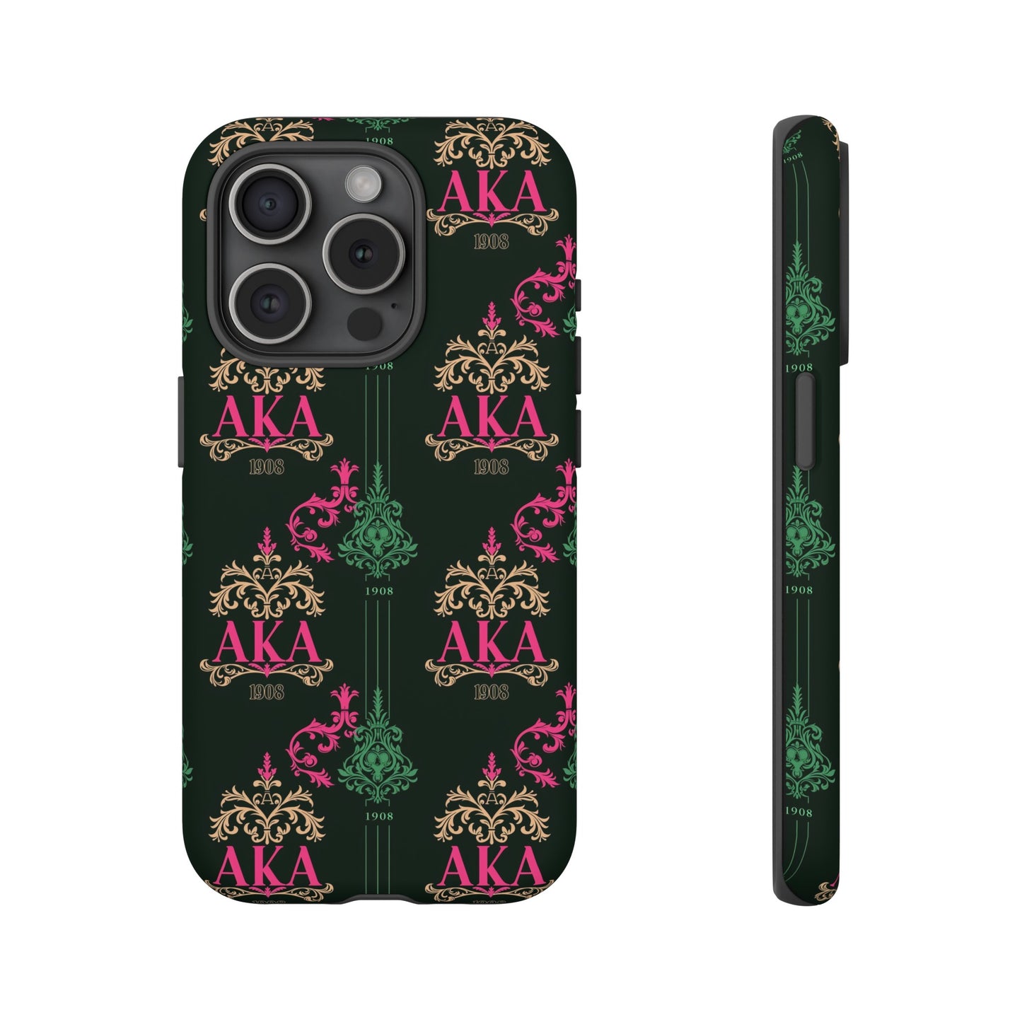 Alpha Kappa Alpha Tough iPhone Case, Dual-Layer Protection