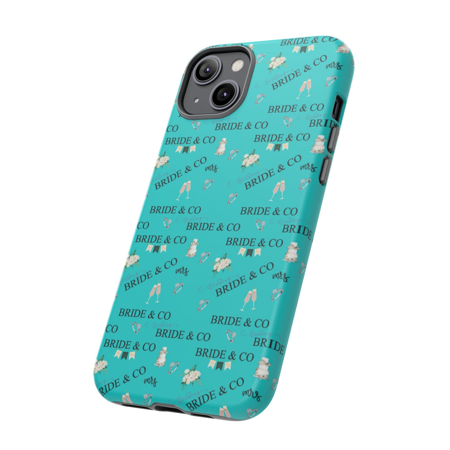 Tiffany Robins Egg Blue Tough iPhone Case, Bridal Tiffany Phone Case Blue Bride Phone Case