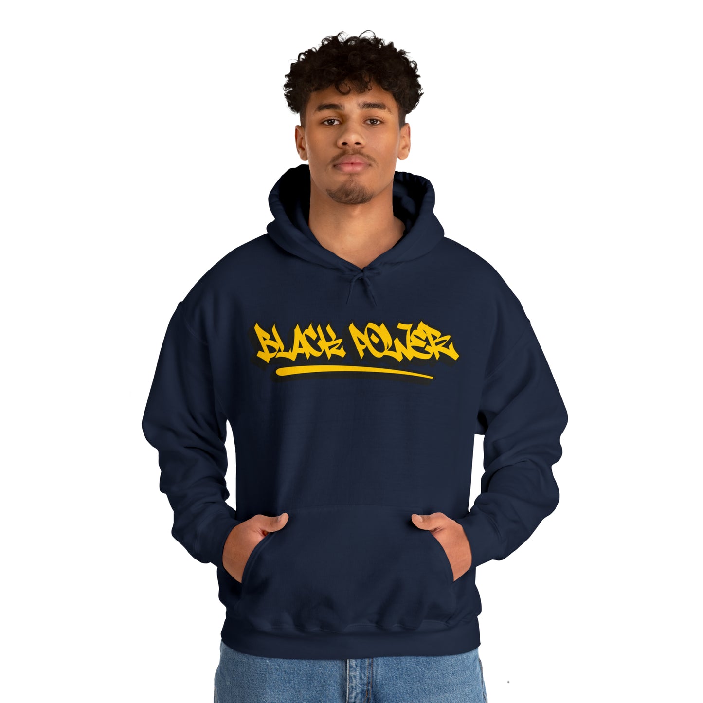 Black Power, Black Empowerment Graffiti Style Text Unisex Hoodie