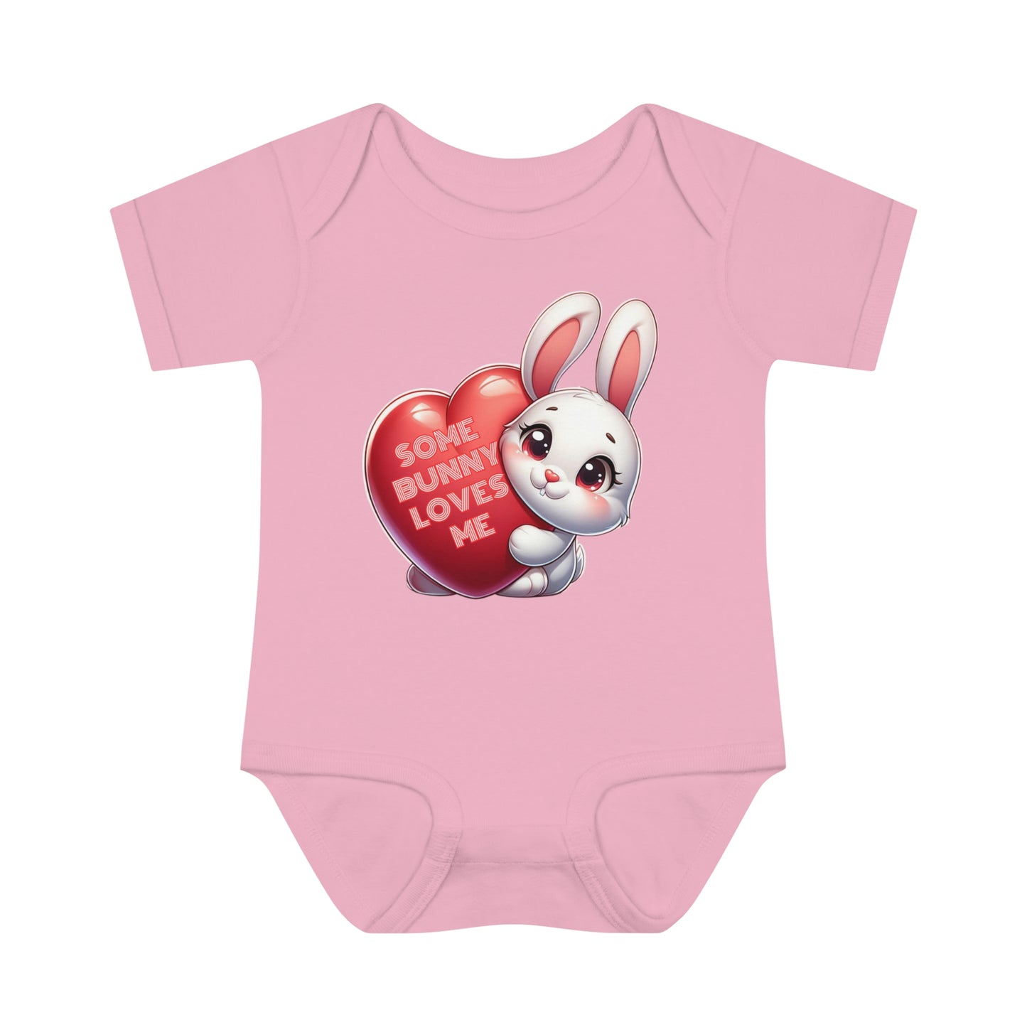 Some Bunny Loves Me Easter Bunny Infant Bodysuit, Funny Easter Themed Baby Onesie