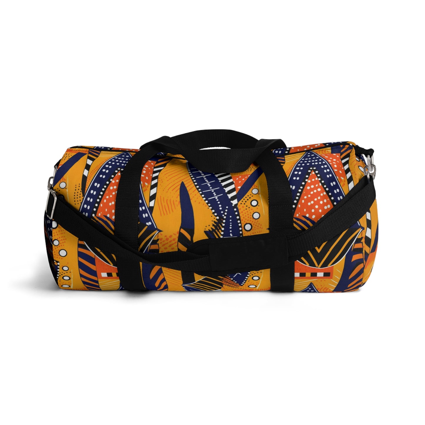 African Kente Inspired Print Duffel Bag ,Ethnic Print Travel Bag