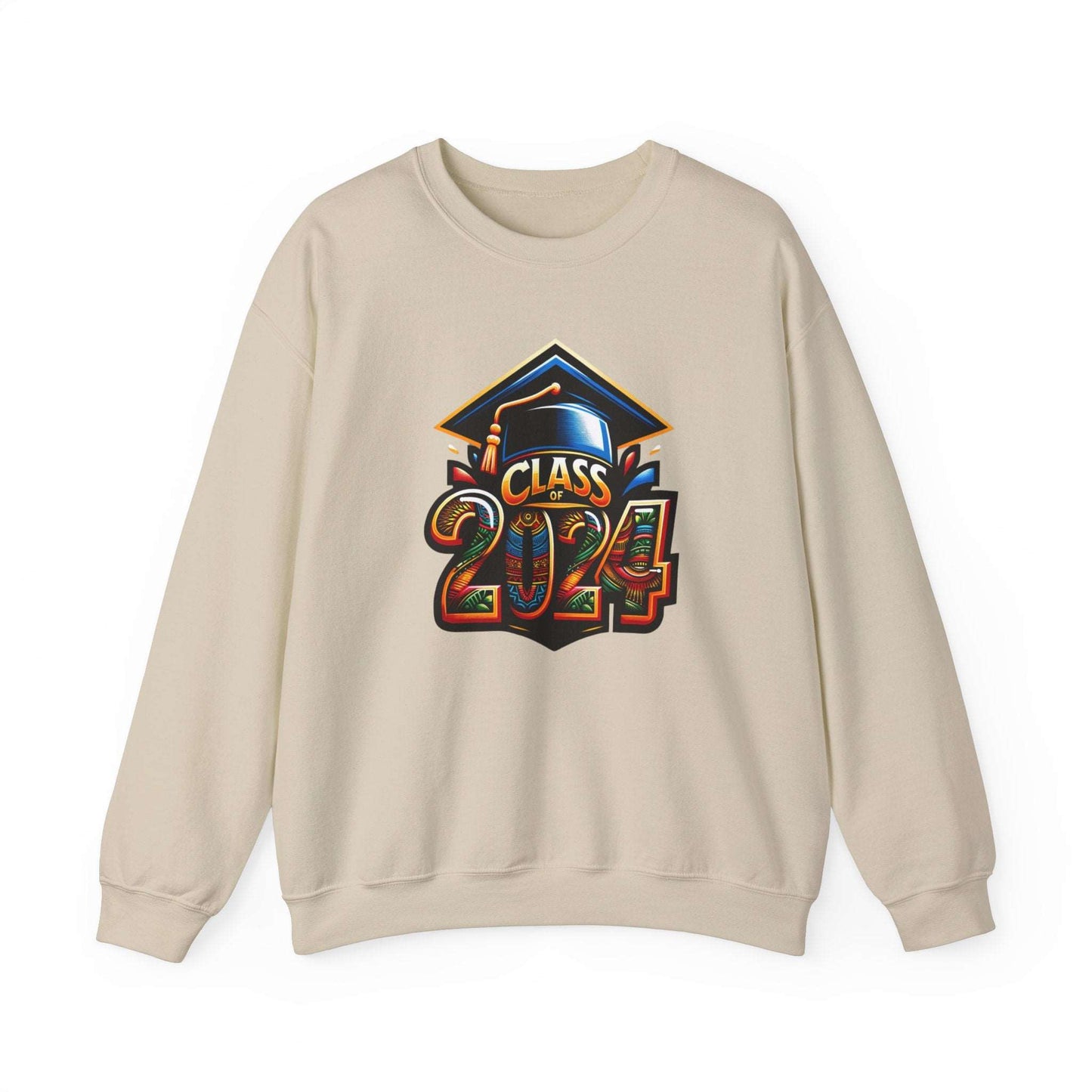 Afrocentric Senior Sweatshirt, Class of 2024 Black Culture Sweater