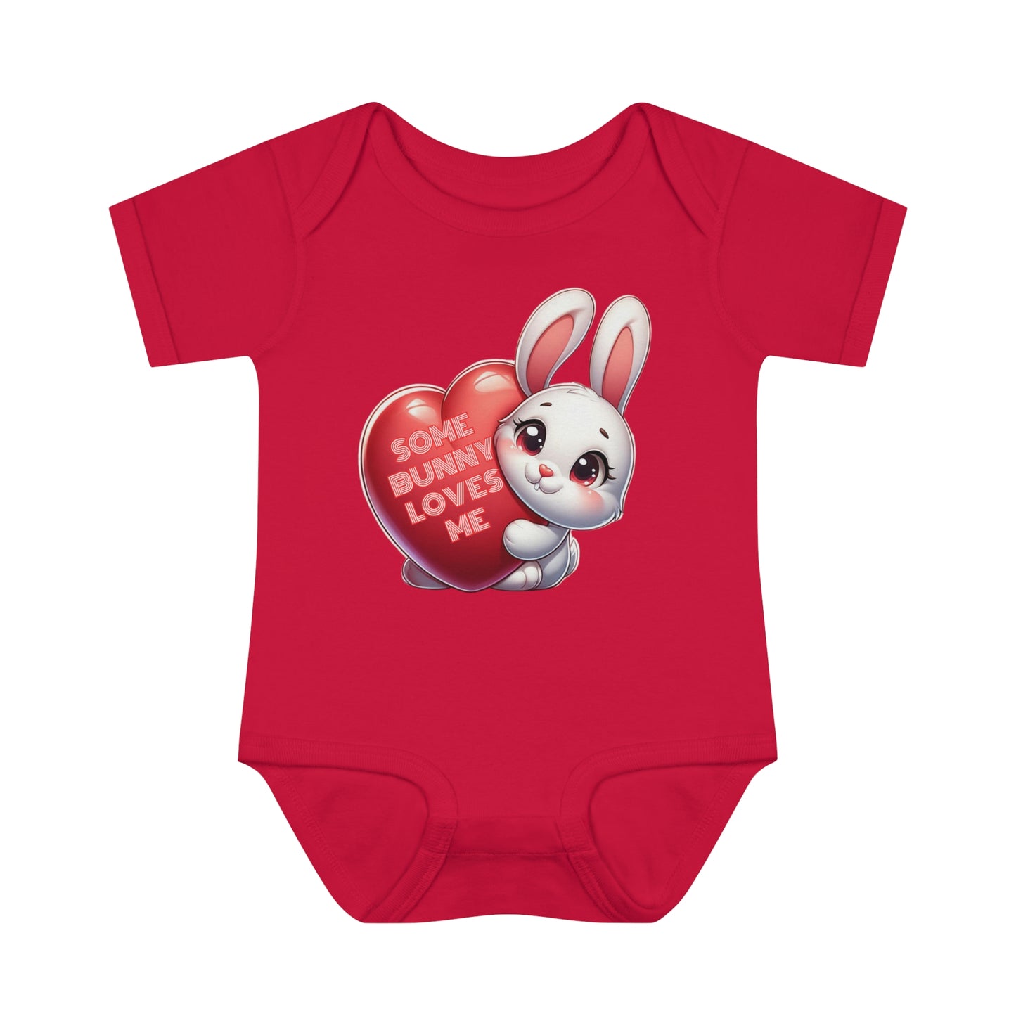 Some Bunny Loves Me Easter Bunny Infant Bodysuit, Funny Easter Themed Baby Onesie